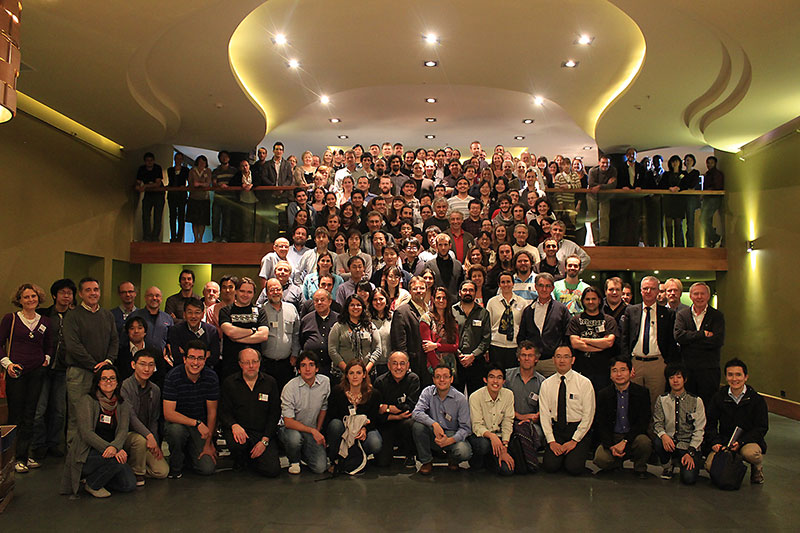 Attendees at The First Year of ALMA Science conference in Puerto Varas, Chile.