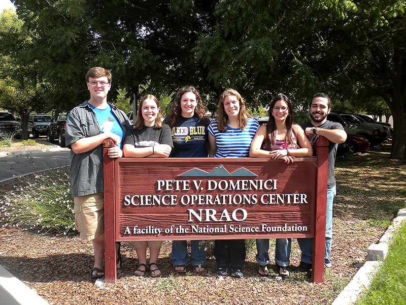 The participants in the 2012 NRAO Summer Student Research Assistantship program based in Charlottesville, VA.