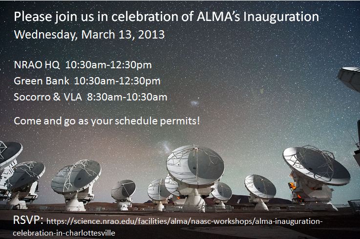 ALMA Inauguration Invitation