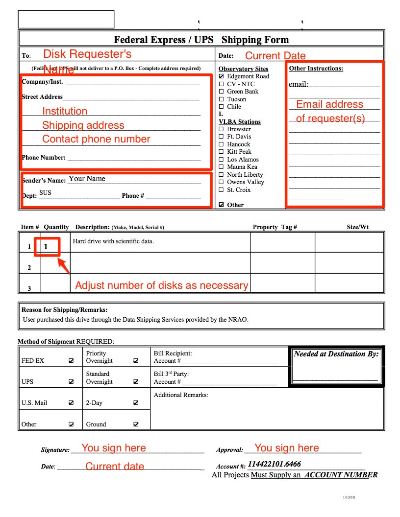 FedEx-UPSform