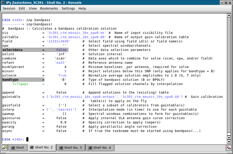 Bandpass Inputs