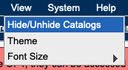 Hide Menu