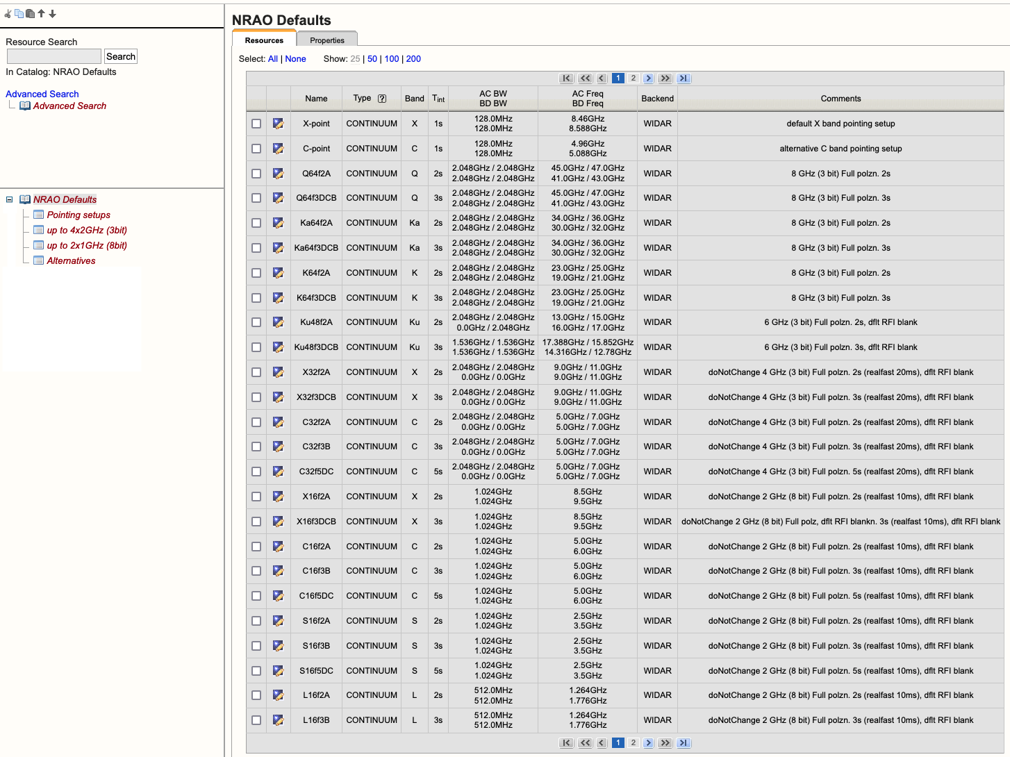 NRAO Defaults RCT 2.0