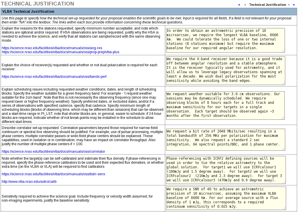 Technical Justification page 1