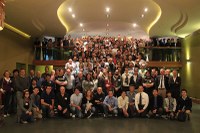Attendees at The First Year of ALMA Science conference in Puerto Varas, Chile. Photo courtesy Valeria Foncea (JAO).