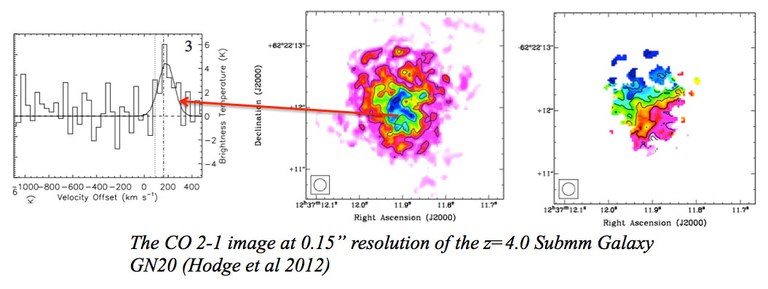 Jansky VLA: Imaging gas clumps in early galaxies