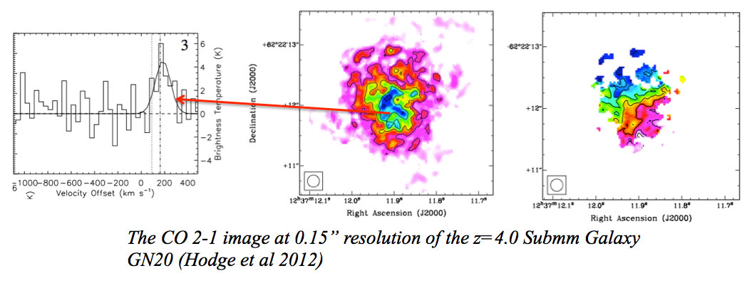 Jansky VLA: Imaging gas clumps in early galaxies