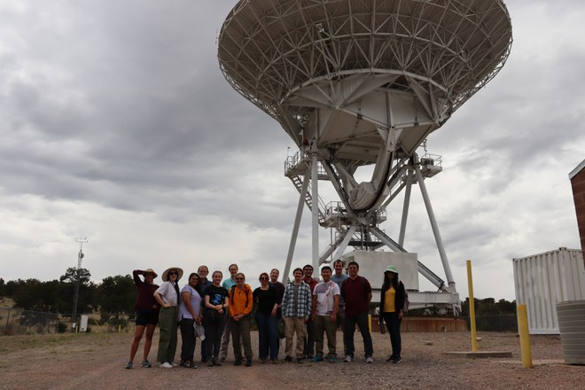 VLBA group shot in Pie Town